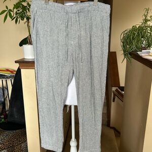 GAP Womens “Easy Pant” pinstripe Ankle Pants